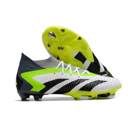 adidas Predator Accuracy.1 FG Nuovo Bianco Nero Core Limone Lucido