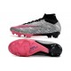 Nike Air Zoom Mercurial Superfly IX Elite FG Argento Rosa Nero