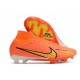 Scarpe Nike Zoom Mercurial Superfly 9 Elite FG Arancio Oro