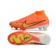 Scarpe Nike Zoom Mercurial Superfly 9 Elite FG Arancio Oro