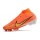 Scarpe Nike Zoom Mercurial Superfly 9 Elite FG Arancio Oro