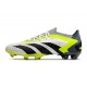 Scarpe adidas Predator Accuracy.1 Low FG Bianco Nero Core Limone Lucido