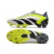 Scarpe adidas Predator Accuracy.1 Low FG Bianco Nero Core Limone Lucido