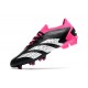 adidas Predator Accuracy.1 Low FG Nero Core Bianco Rosa Shock Team