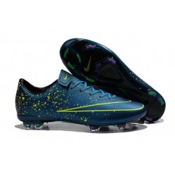Nike Mercurial Vapor 10 FG Scarpe da Calcio Blu Nero Volt