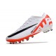 Nike Zoom Mercurial Vapor XV Elite AG-Pro Bianco Cremisi Vivace Nero