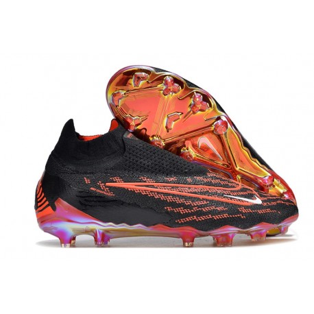 Nike Gripknit Phantom GX Elite DF FG Nero Cremisi