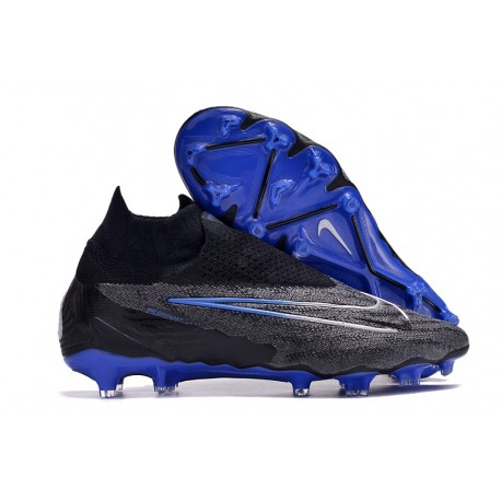 Nike Gripknit Phantom GX Elite DF FG Nero Cromo Hyper Royal