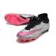 Nike Zoom Mercurial Superfly 9 Elite AG Rosa Argento Nero