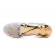 Nuovo Scarpe Calcetto Nike Tiempo Legend R10 FG ACC Bianco Oro