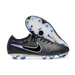 Scarpe Calcio Nike Tiempo Legend 10 Elite FG Nero Cromo Hyper Royal