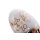 Nuovo Scarpe Calcetto Nike Tiempo Legend R10 FG ACC Bianco Oro