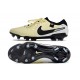 Scarpe Calcio Nike Tiempo Legend 10 Elite FG Beige Nero