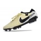 Scarpe Calcio Nike Tiempo Legend 10 Elite FG Beige Nero