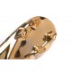 Nuovo Scarpe Calcetto Nike Tiempo Legend R10 FG ACC Bianco Oro