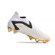 Scarpe da Calcio adidas Predator Accuracy+ FG Bianco Oro Nero