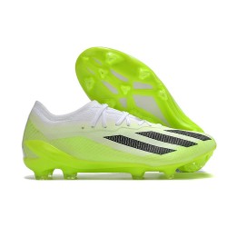 Scarpa Adidas X Crazyfast Messi.1 FG Bianco Nero Core Limone Lucido