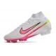 Scarpe Nike Zoom Mercurial Superfly 9 Elite FG Bianco Rosa