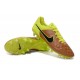 Nuovo Scarpe Calcetto Nike Tiempo Legend V FG ACC Canvas Nero Volt