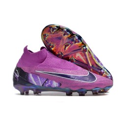 Nike Gripknit Phantom GX Elite DF FG Viola Nero