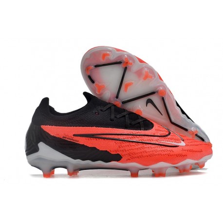 Scarpe da Calcio Nike Phantom GX Elite FG Cremisi Vivace Nero Bianco