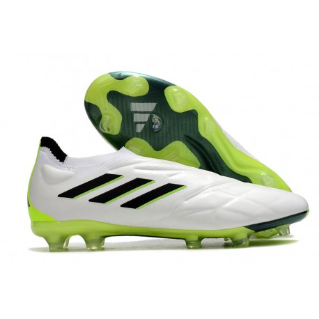 Scarpe da Calcio adidas Copa Pure+ FG Bianco Nero Core Limone Lucido