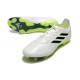 Scarpa adidas Copa Pure.1 FG Bianco Nero Core Limone Lucido