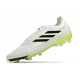 Scarpa adidas Copa Pure.1 FG Bianco Nero Core Limone Lucido