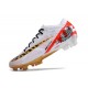 Nike Zoom Mercurial Vapor 15 Elite FG Bianco Rosso Oro