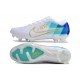 Nike Zoom Mercurial Vapor 15 Elite FG Bianco Blu Oro