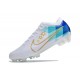 Nike Zoom Mercurial Vapor 15 Elite FG Bianco Blu Oro