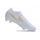 Nike Zoom Mercurial Vapor 15 Elite FG Bianco Blu Oro