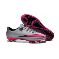 Nike Mercurial Vapor 10 FG Scarpe da Calcio Grigio Lupo Rosa Hyper