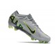 Nike Zoom Mercurial Vapor 15 Elite FG Grigio Nero Verde