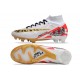 Scarpe Nike Zoom Mercurial Superfly 9 Elite FG MR Bianco Rosso Oro