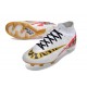 Scarpe Nike Zoom Mercurial Superfly 9 Elite FG MR Bianco Rosso Oro