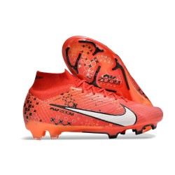 Scarpe Nike Zoom Mercurial Superfly 9 Elite FG MDS Rosso Bianco