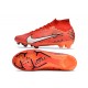 Scarpe Nike Zoom Mercurial Superfly 9 Elite FG MDS Rosso Bianco