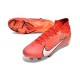 Scarpe Nike Zoom Mercurial Superfly 9 Elite FG MDS Rosso Bianco