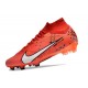 Scarpe Nike Zoom Mercurial Superfly 9 Elite FG MDS Rosso Bianco