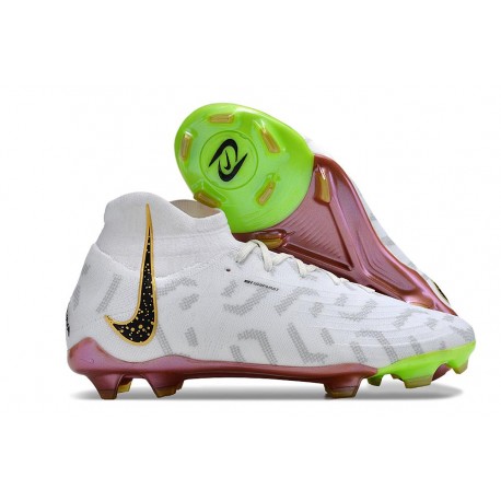 Scarpe Nike Phantom Luna Elite FG X WWC Bianco Nero Oro