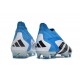 Scarpe da Calcio adidas Predator Accuracy+ FG Bianco Blu Nero