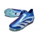 Scarpe da Calcio adidas Predator Accuracy+ FG Blu Bianco