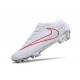 Nike Zoom Mercurial Vapor 15 Elite FG Bianco Rosso