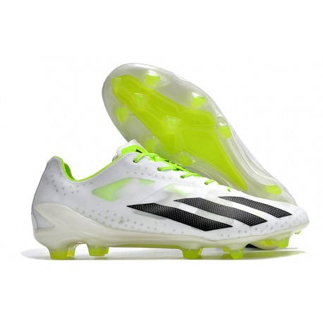 Scarpe da Calcio Adidas X Crazyfast.+ FG Bianco Nero Core Limone Lucido