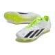Scarpe da Calcio Adidas X Crazyfast.+ FG Bianco Nero Core Limone Lucido
