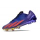 Scarpe da Calcio Adidas X Crazyfast.+ FG Salah - Violeta Rosso Blu