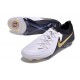 Scarpe da Calcio Nike Phantom GX Elite FG Bianco Nero Oro Metallizzato