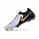 Scarpe da Calcio Nike Phantom GX Elite FG Bianco Nero Oro Metallizzato