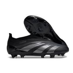 Scarpe adidas Predator Elite Senza Lacci FG Nero Core